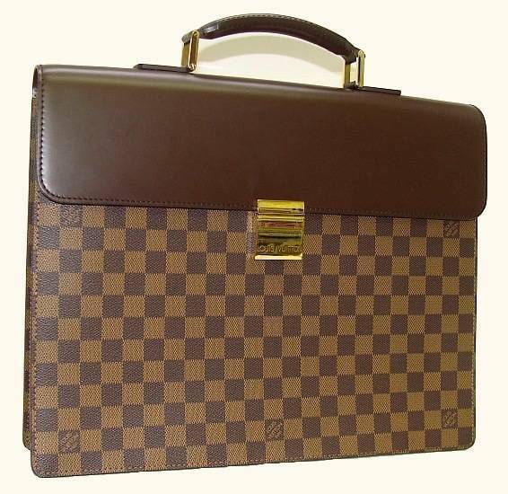 【17-1】ルイ・ヴィトン LOUIS VUITTON ダミエ アルトナPM 書類カバン N53315【菊地質店】