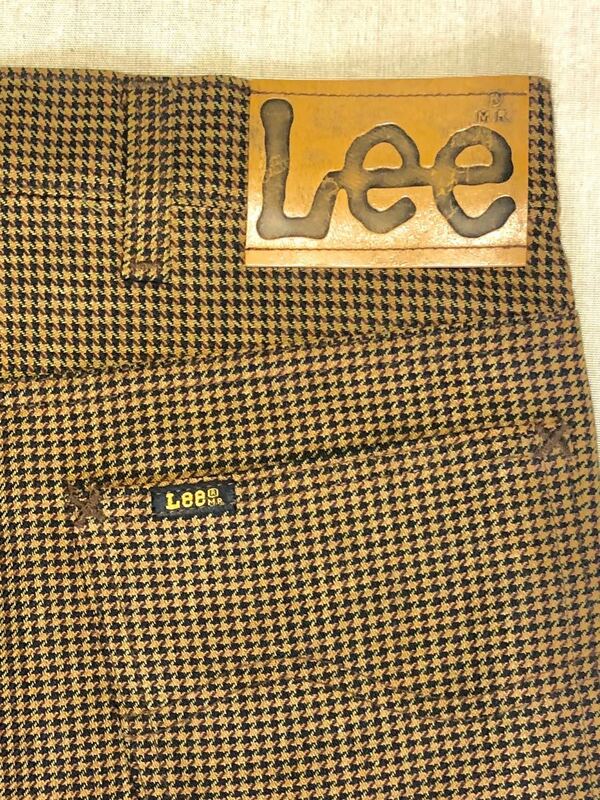 1970s Lee Prest Boot Cut (チェック柄パンツ ) Made in USA Size W 34