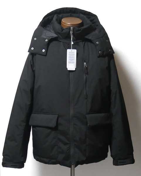 新品 3M シンサレート 高機能 中綿 アウター ハーフコート THINSULATE ブラック 黒 マウンテンパーカー LL