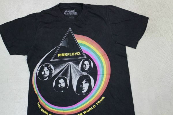 【古着PINKFLOYD バンドグラフィックプログレTシャツ黒M】ピンクフロイドUSAサイケデリック