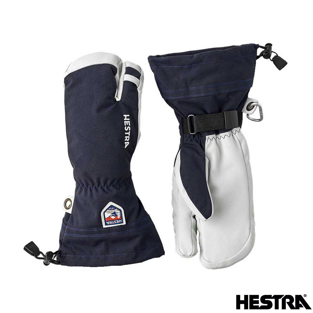 保温性の高い3フィンガーモデル【HESTRAヘストラ/30572 HELI SKI 3-FINGER/100280(Navy)/8サイズ】MTR