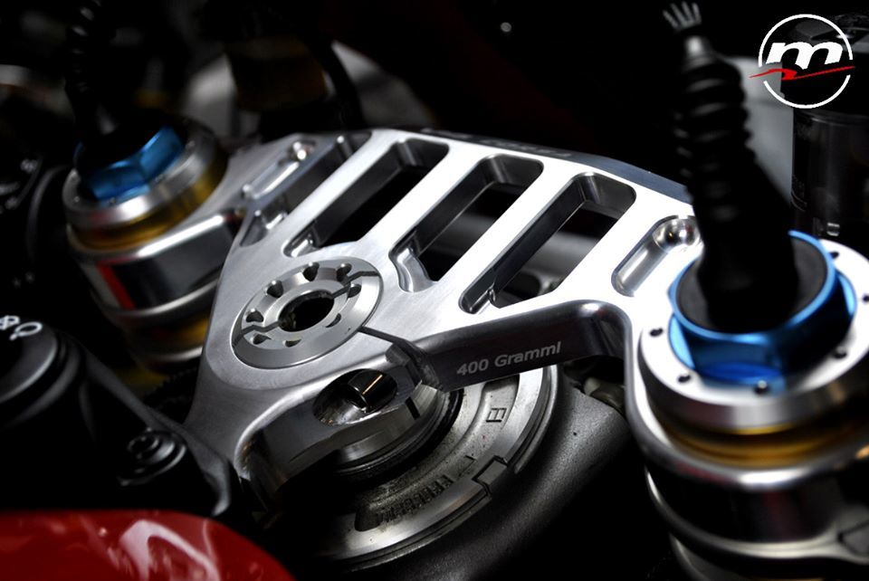 melotti racing パニガーレ V4 トップブリッジ/トップクランプ