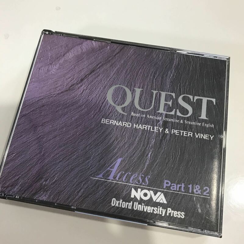 【中古】QUEST NOVA Access Part 1&2 CD 英会話 ノバ 定価10,920円 送料188円 英語学習 インプット クエスト アクセス