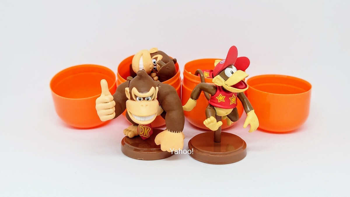 チョコエッグ スーパーマリオ ドンキーコング ディディーコング 2個セット フィギュア Nintendo mario DONKY KONG DD .