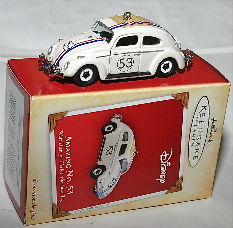 Hallmark ハービー VWフォルクスワーゲン ラブ バッグ クリスマスオーナメントLove Bug Herbie Volkswagen Beetle ディズニー ホールマーク