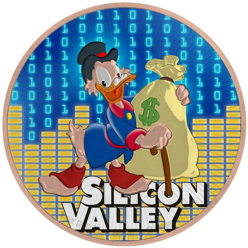 ニウエ　2018年 $2 Scrooge McDuck - Silicon Valley @2-7