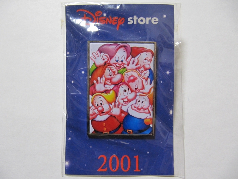 Disney Store ディズニーストア 2001 限定品 白雪姫 七人の小人 ピンバッジ ピンズ レア