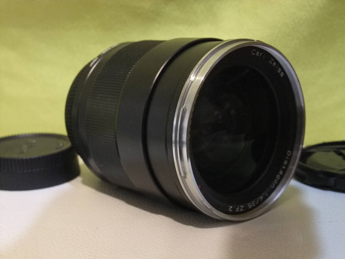 ●ニコン用 Ai-s 電子接点付(CPU内蔵) マウント カールツァイス ディスタゴン T* 35mm F1.4 ZF.2 Carl Zeiss Distagon for Nikon●1B229