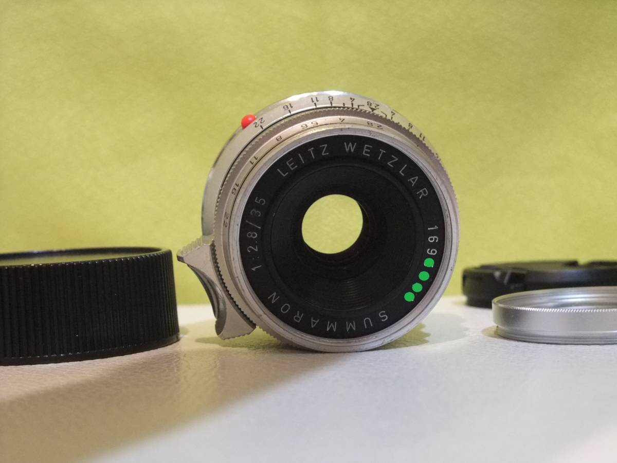 ●LEICA SUMMARON M 35mmF2.8 ライカ Mマウント ズマロン 最短撮影距離 0.7m●1B447