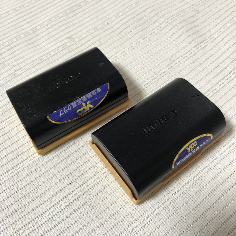 純正 CANON キャノン LP-E6 バッテリー 中古 フル充電済 2個セット EOS イオス フルサイズ デジタル一眼レフ カメラ対応 IW405AC06CNN_B