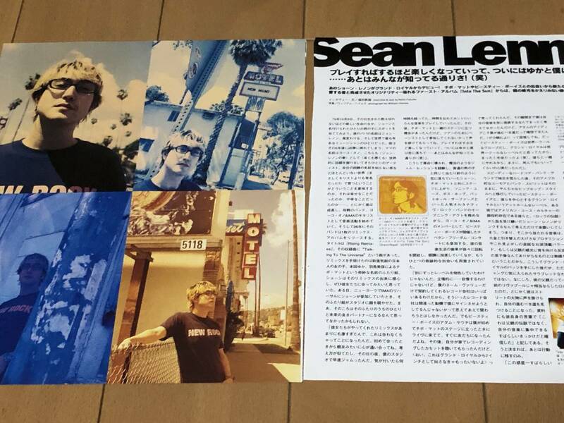 SEAN LENNON　切抜き② 小野ヨーコ　ジョンレノン　thee michelle gun elephant ミッシェルガンエレファント