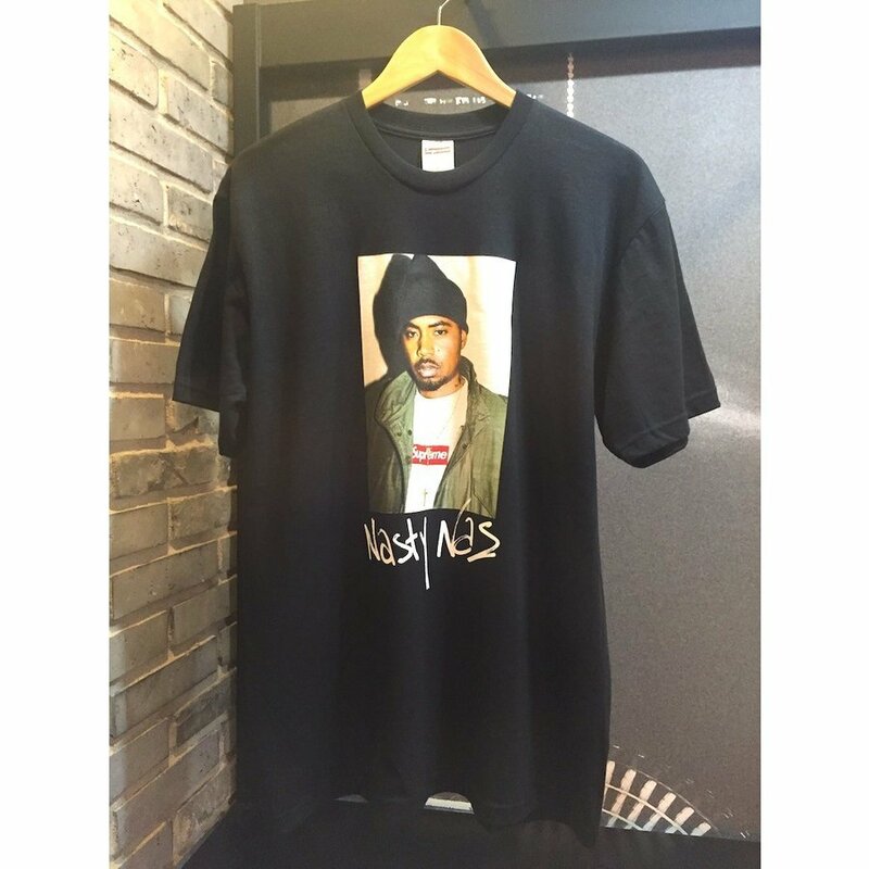 Supreme Nas T-shirt Black シュプリーム ナズ Tシャツ ブラック ヒップホップ Mサイズ