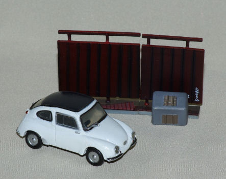 タイムスリップ　グリコ、　すばる360　初期型　k-111型、　箱　　新品