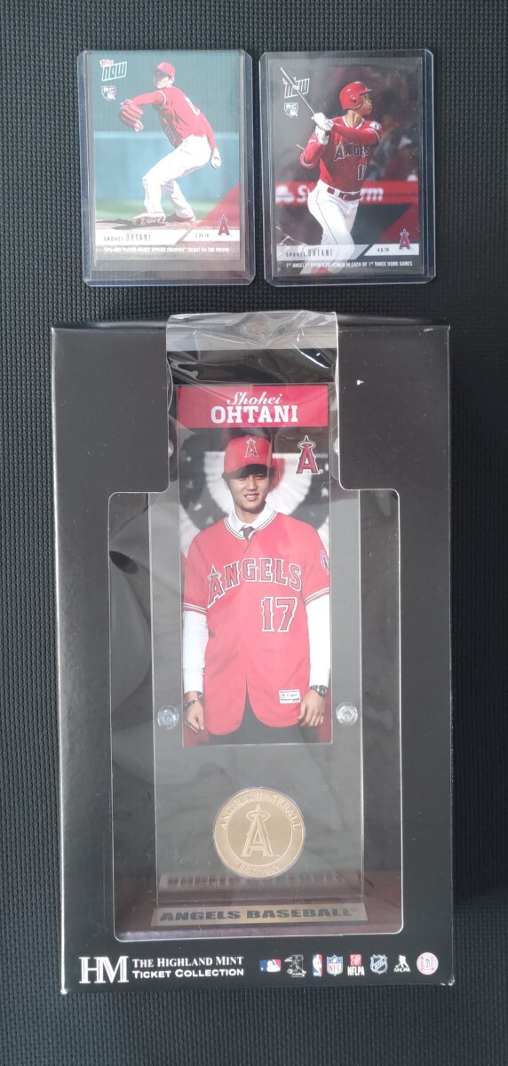 ●カード2枚● 大谷翔平 チケット&コイン スタンド 