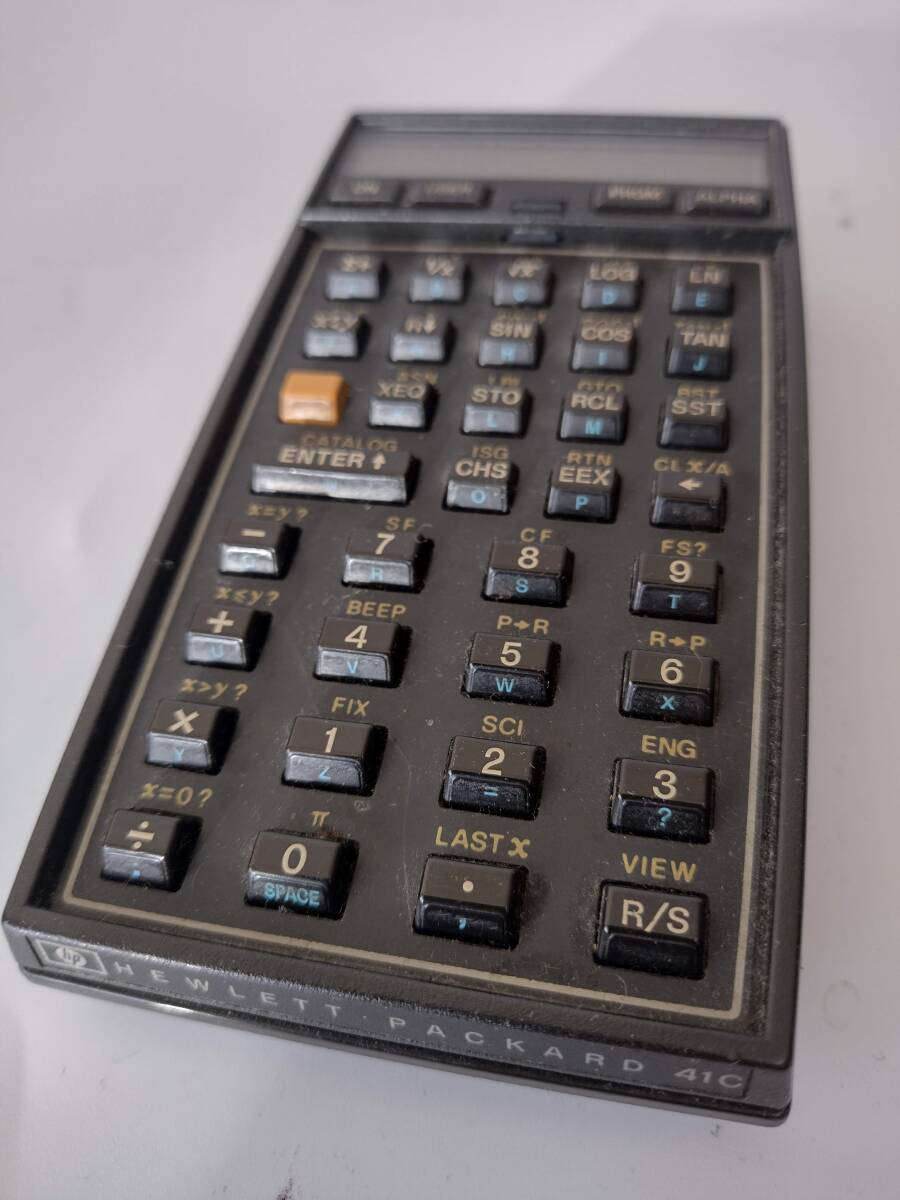 HP-41C RPN入力 プログラム電卓 接点不良？ ジャンク扱い