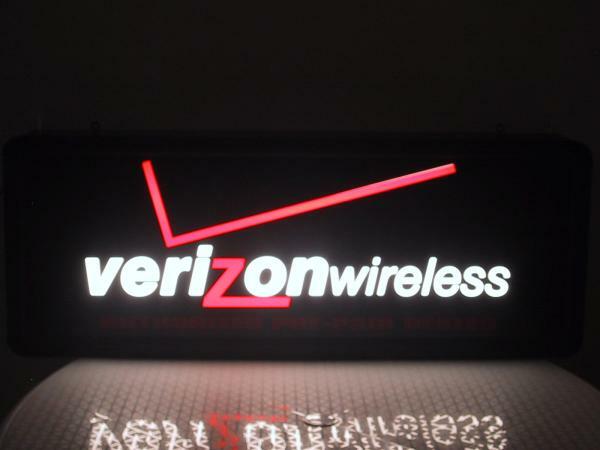 非売品　米国　携帯電話　VERIZON　WIRELESS　店舗用　看板