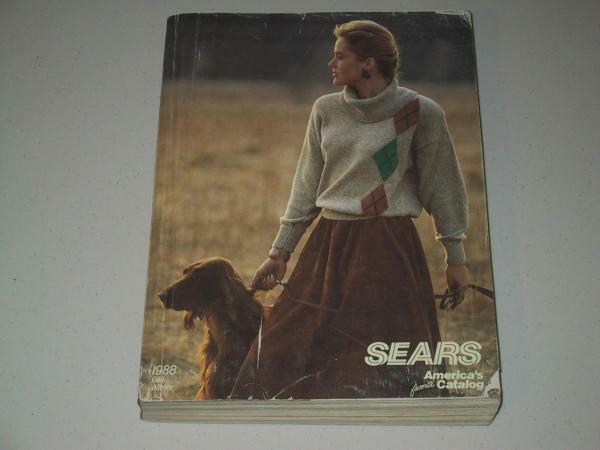 米国　Sears　シアーズカタログ　１９８８年 秋冬号　昭和６３年