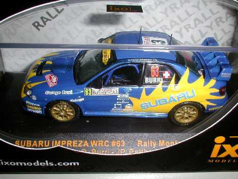ixo 1/43 SUBARU IMPREZA インプレッサ NO63 WRC モンテカルロ 2004