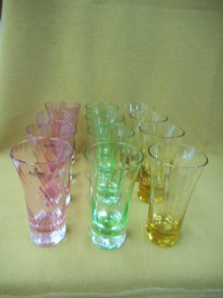 昭和レトロ　マルティグラス 　ビアタンブラー12点 検 酒器 工芸ガラス　美術品