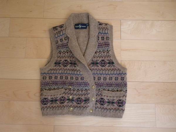 RALPH LAUREN KNIT VEST ラルフローレン ニットヴェスト