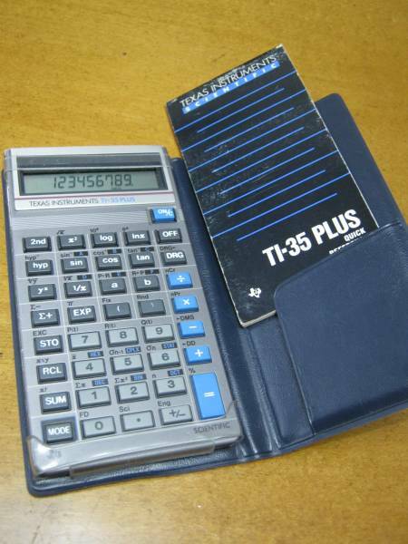 【電卓】テキサスインスツルメント TI-35plus 技術電卓 USA
