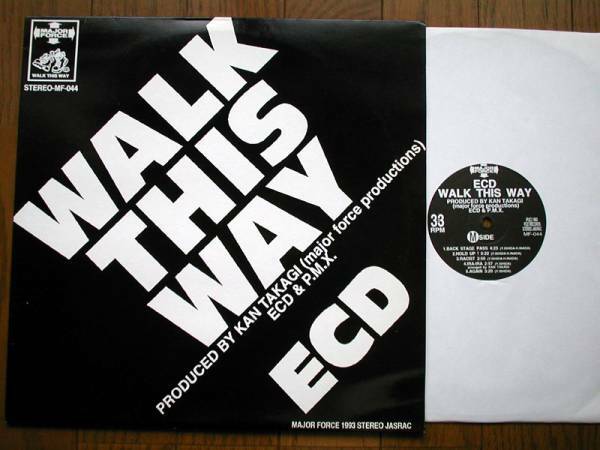【LP】ECD/WALK THIS WAY(MF044英国FILE1993年MAJORFORCE高木完)