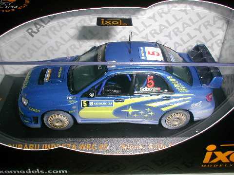 ixo 1/43 SUBARU IMPREZA インプレッサ NO5 WRC ウイナースウェーデン 2005 (WITH SNOE EFFCTS)