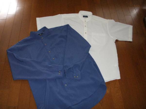 RECOGNIZEワイシャツ2枚/アイボリー・ブルー