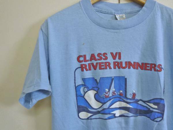 N206【グッドプリント】80s RIVER RUNNNERS クラスTシャツ