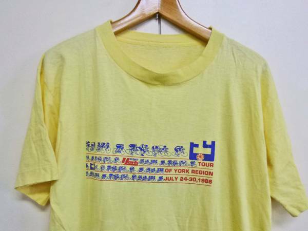 N366【88年】TOUR　OF YORK REGION オールドTシャツ自転車レース