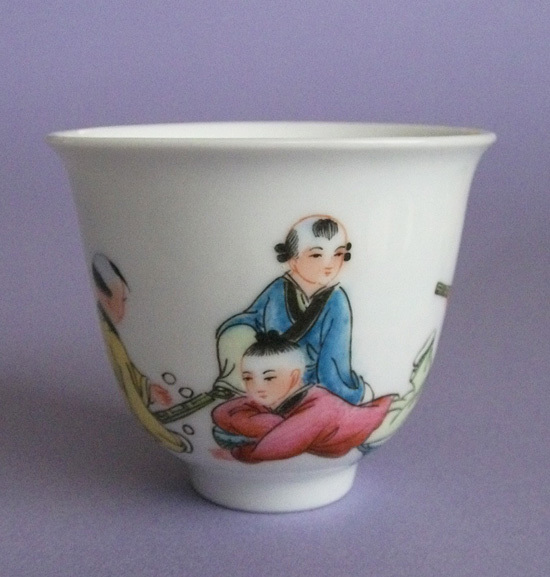 「小品茶杯」童子１（１２１０－１１）中国茶器
