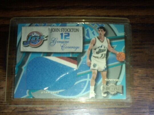 ジョンストックトンのジャージーカード!!john stockton NBA