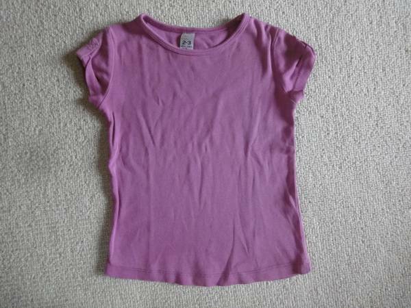 ZARA　　98　　紫・半袖Tシャツ