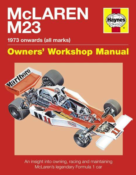 ★栄光のF１カー★ McLaren（マクラーレン） M23 英語版 モデル解説書