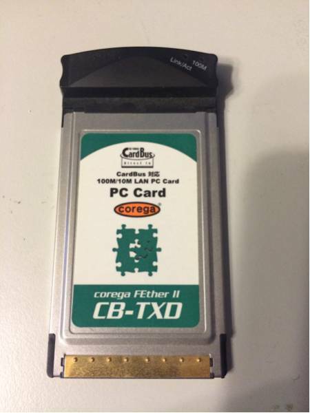 送料無料 コレガ CB-TXD LAN PC Card