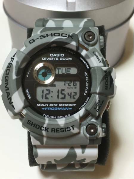 CASIO カシオ G-SHOCK Gショック ブラジリアン フロッグマン 2004年 迷彩 GW-200CF 腕時計 時計 正規品