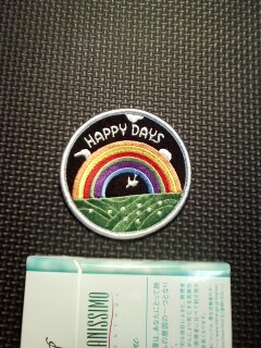Happy Days 　レインボー（虹）ワッペン