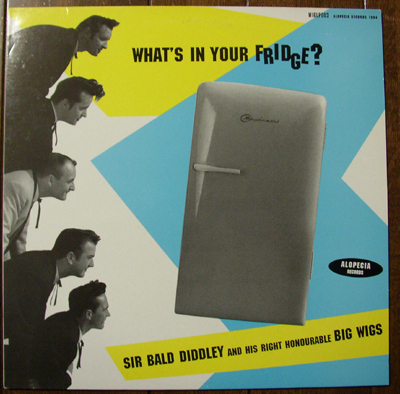 Sir Bald Diddley & His Right Honourable Big Wigs What's In Your Fridge? - LP/ ガレージ,インスト,SURF,モダン ロカビリー,ネオロカ