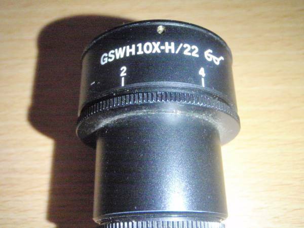 O001-031 OLYMPUS製顕微鏡接眼レンズ1本　GSWH10x-H/22