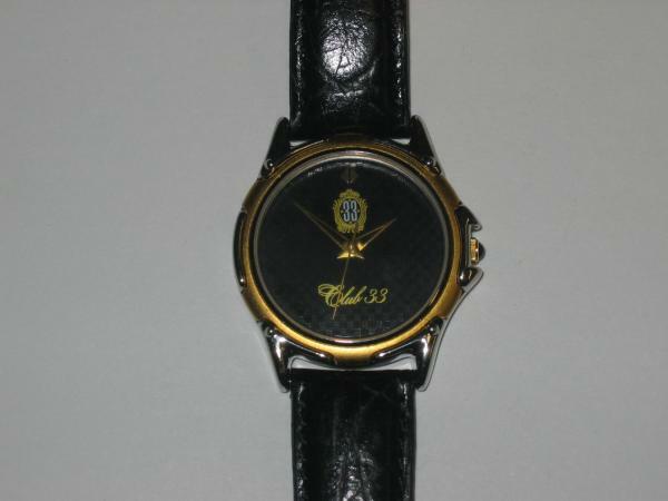 デッドストック ディズニーランド 会員制クラブ33　CLUB33 限定 腕時計(男性用)