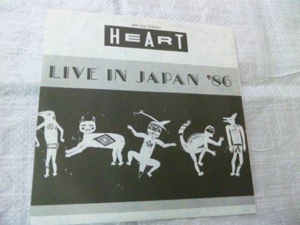♪ HEART ハート LIVE IN JAPAN '86 PROMO 7inch