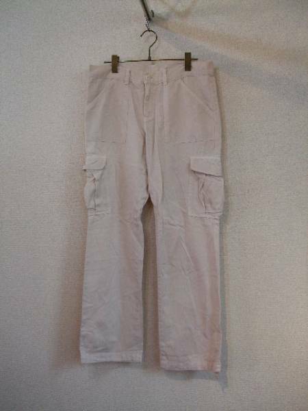 JEANASISベージュペインターパンツ（USED）80614②