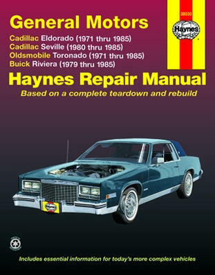Cadillac（キャデラック） エルドラード & セビル 1971-1985年 英語版 整備解説書