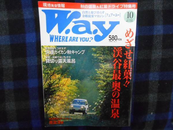W.a.y フェアーユー　自然と遊び暮す余暇提案マガジン'94　田15