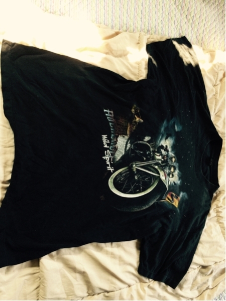 ROCK　EAGLE　アメリカンバイクプリント　Tシャツ　XL　黒