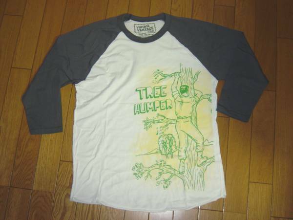 VINTAGE VANTAGE Tシャツ M 白黒 ヴィンテージヴァンテージ