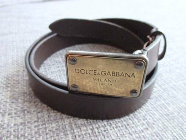 □DOLCE&GABBANA/ドルチェ&ガッバーナ ドルガバ ベルト/メンズ/95