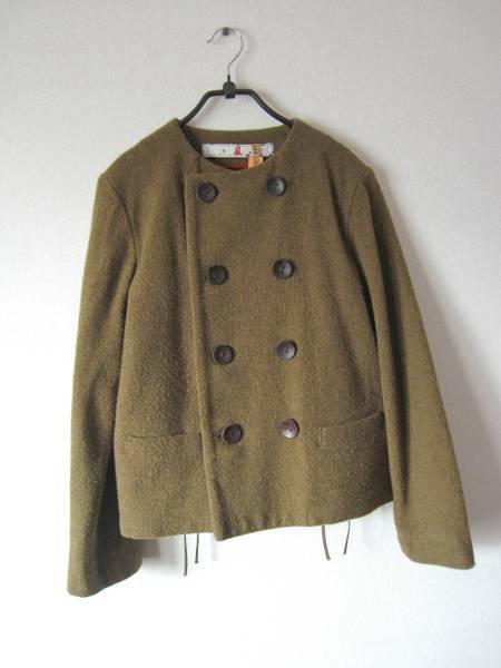 ４５ｒｐｍ　ウールジャケットコート/サイズ２/美品