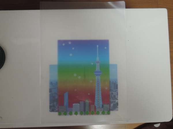 ●非売品・レア 東京タワー/東京スカイツリークリアファイル