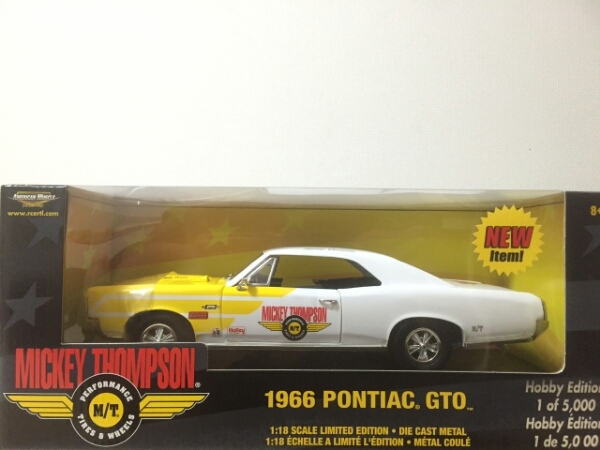 Ertl/'66 Pontiacポンティアック GTO 1/18 限定5000台